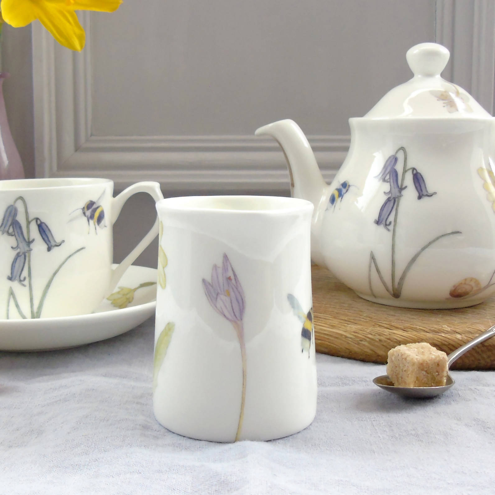 Mini Cream Jug | Hand Decorated Bone China | Art & Soul