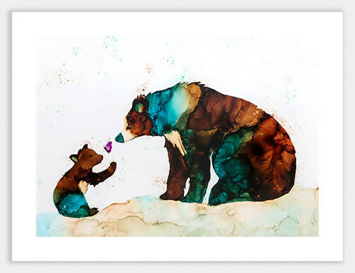 Animal Ink Fine Art Giclee Print (645mm x 470mm)