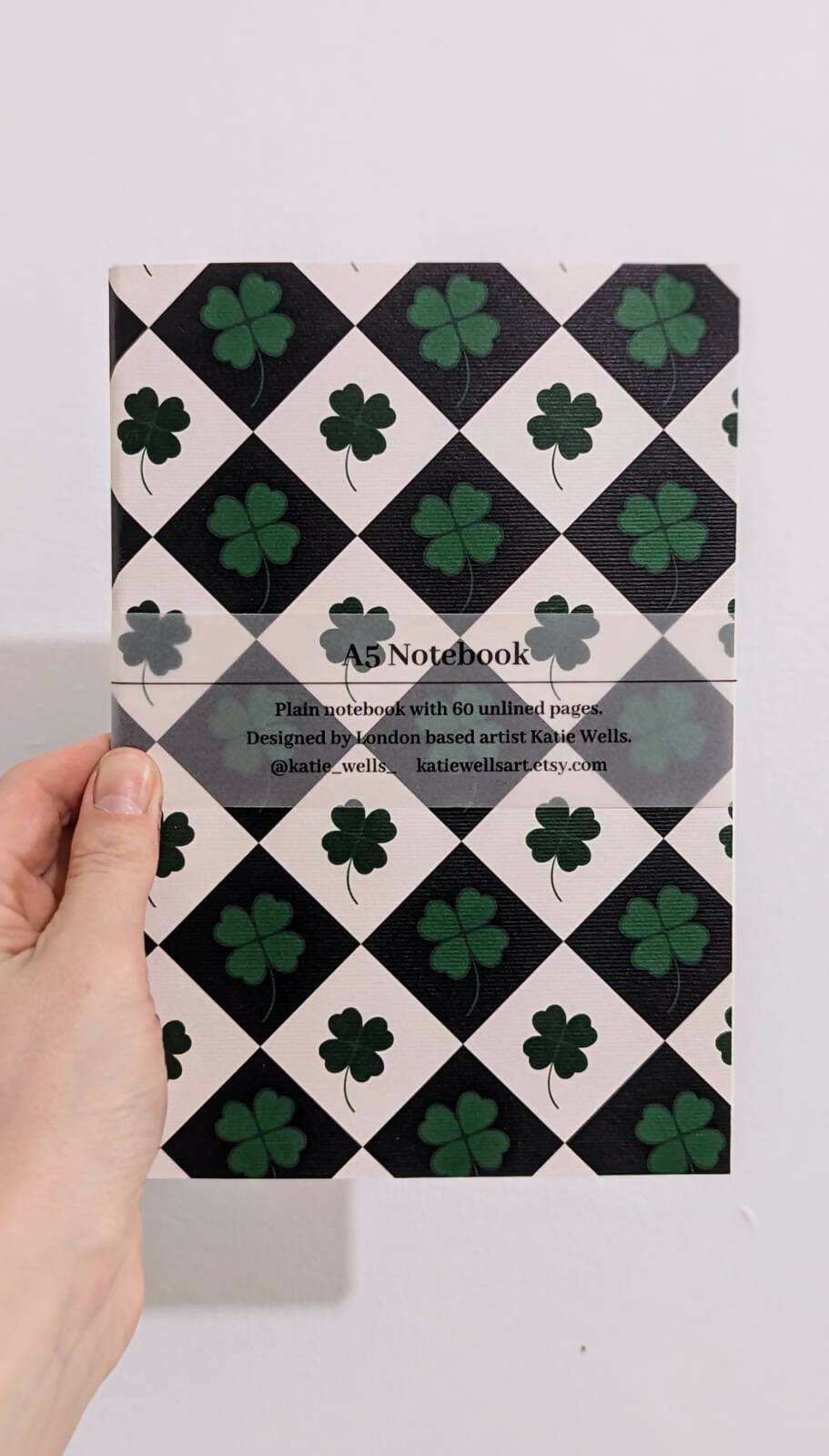 A5 4 Leaf Clover Notebook