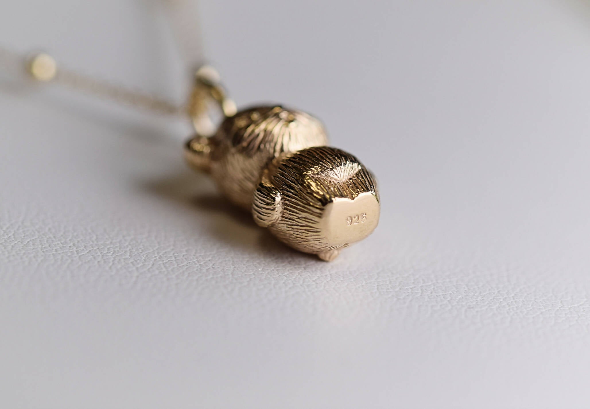 Golden Bear Necklace