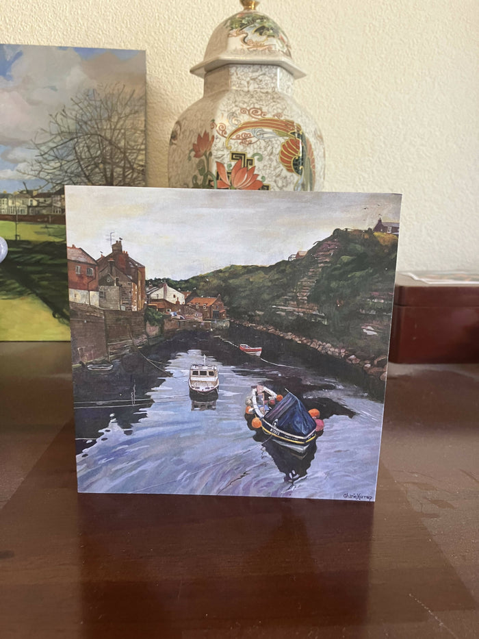 Staithes. Greetings Card