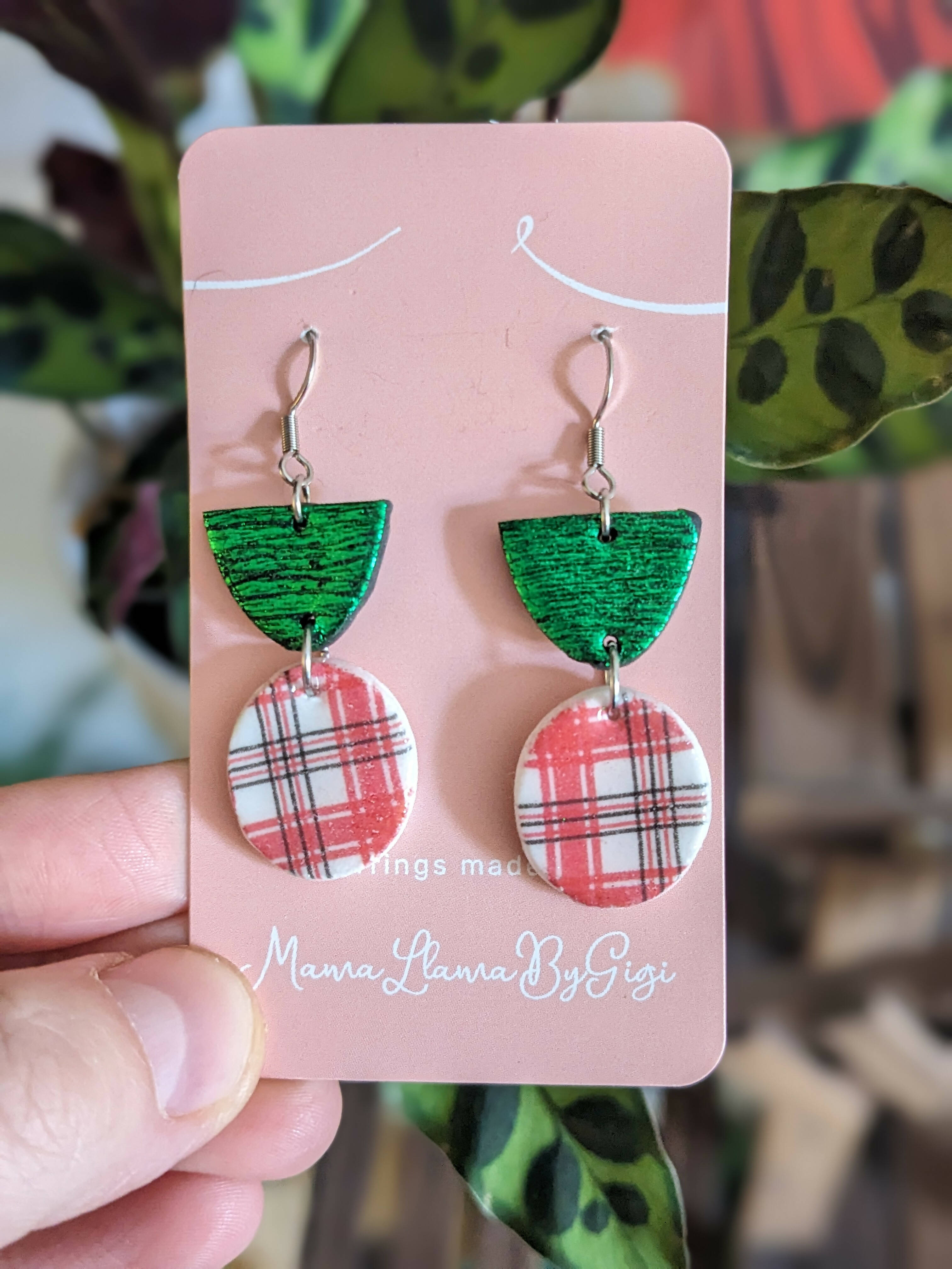 Noel - Christmas Clay Earrings