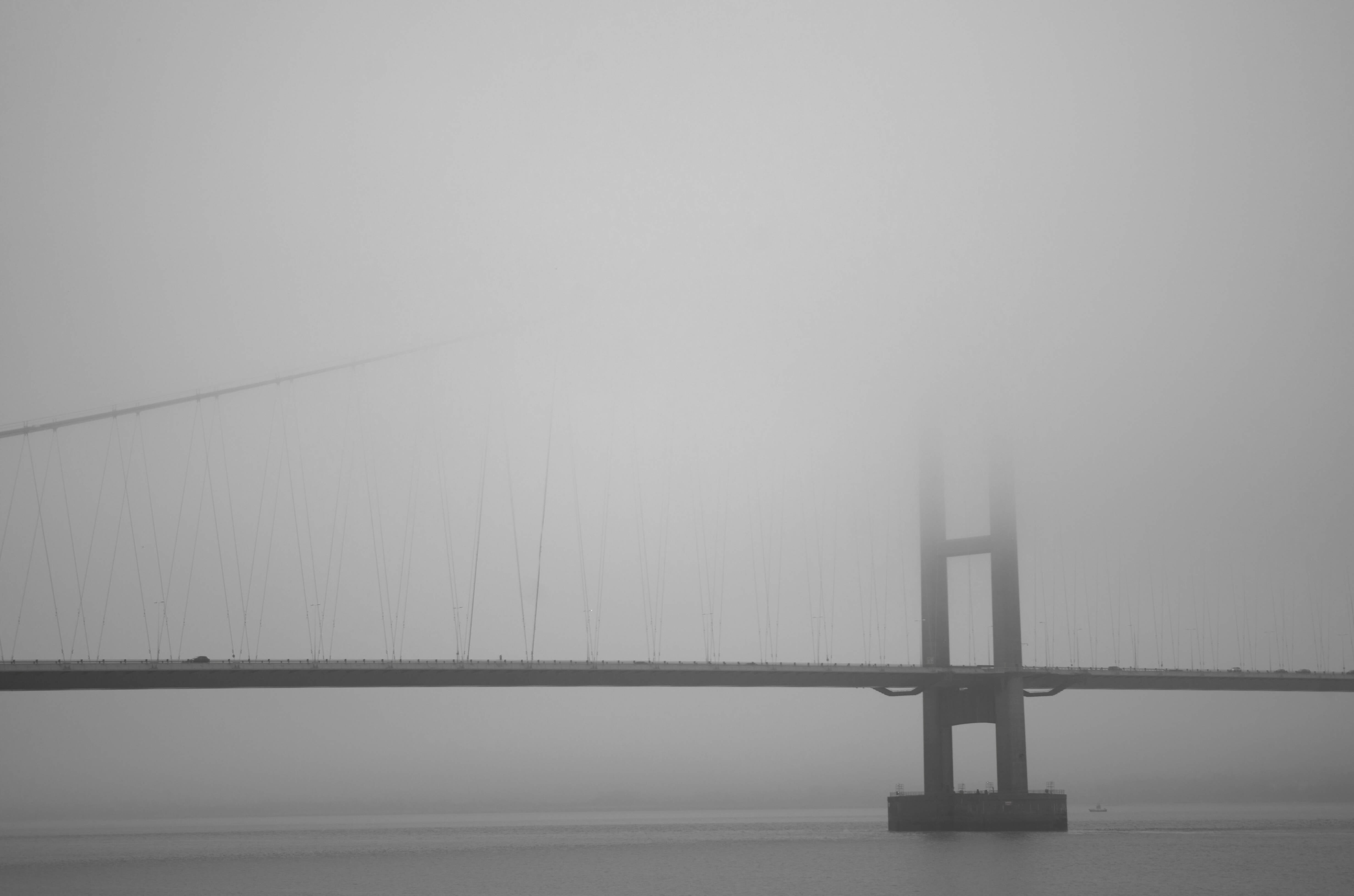 Foggy Humber Bridge (50x40 frame)