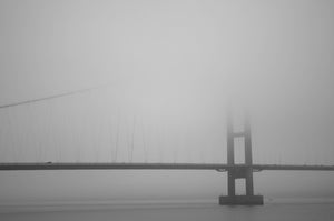 Foggy Humber Bridge (50x40 frame)