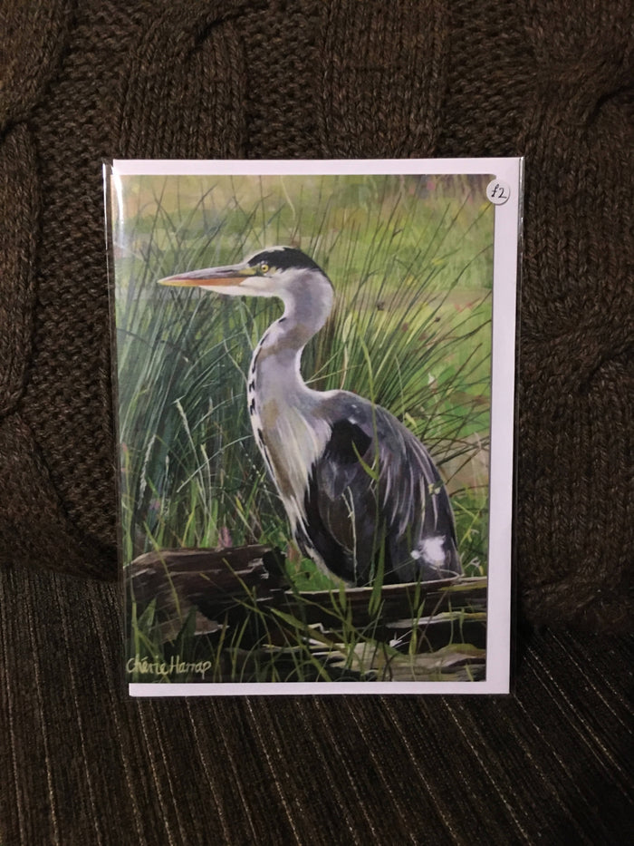 Heron (greetings card)