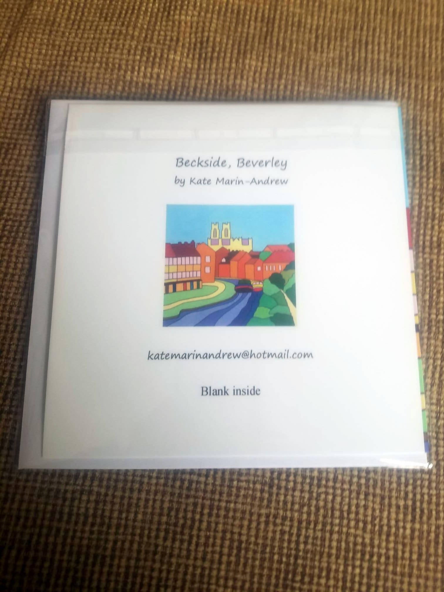 Greetings Card - Beckside, Beverley