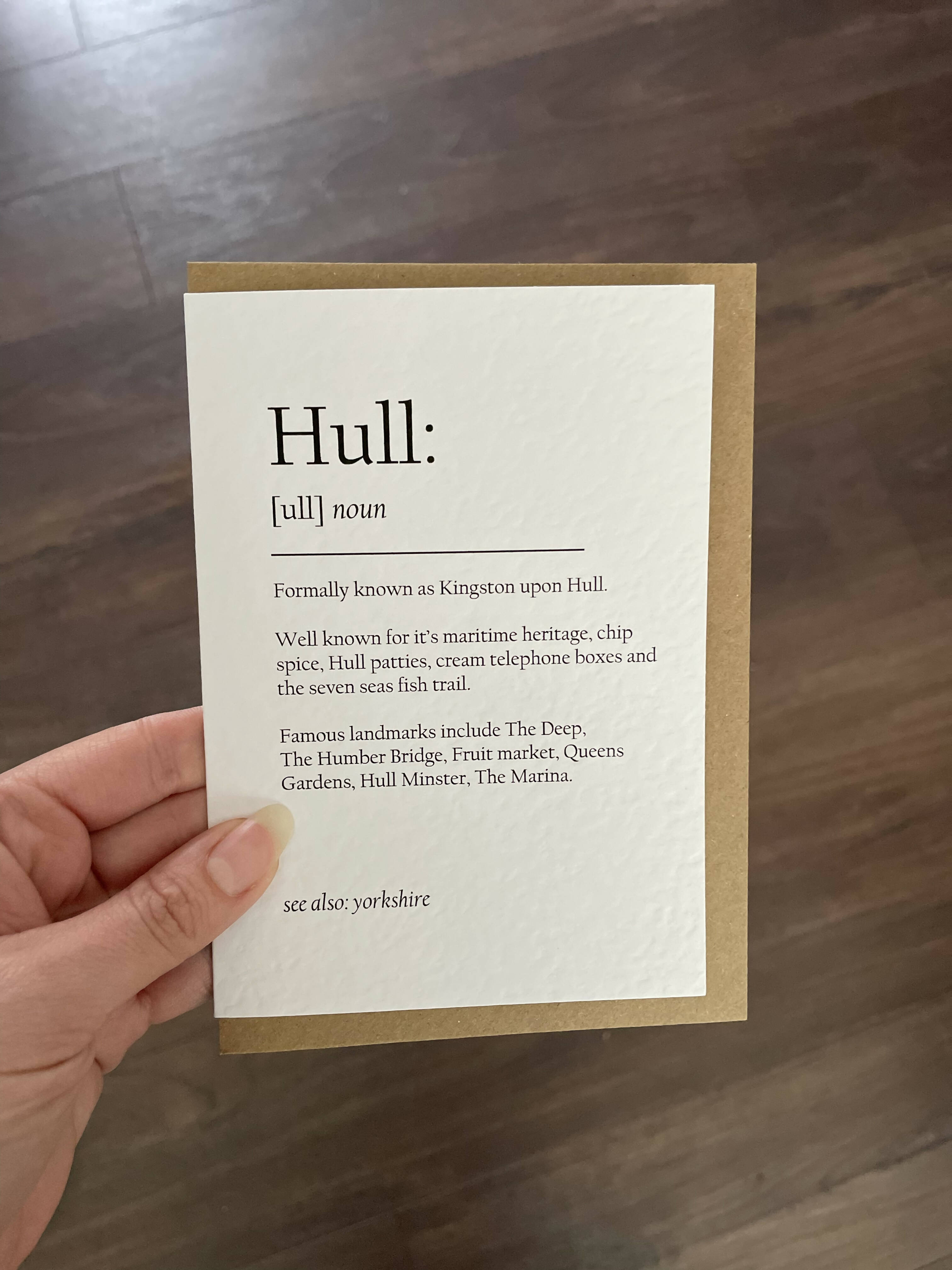 Hull Definition Card