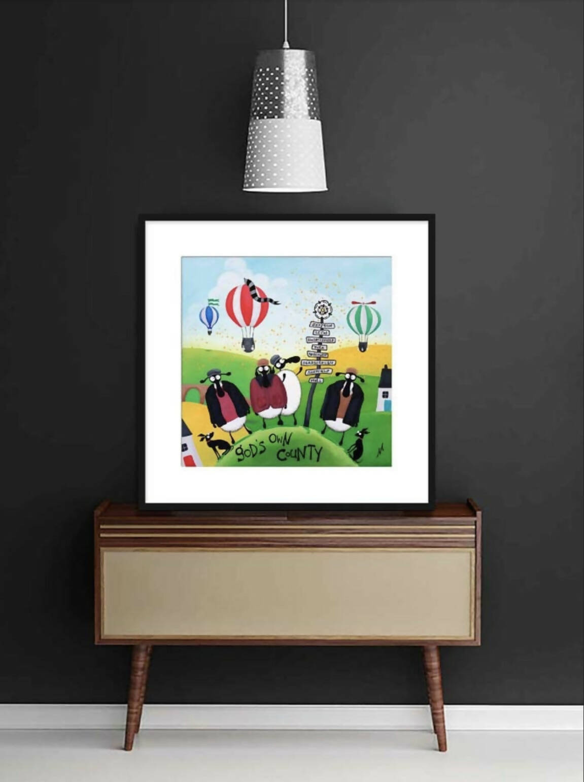 Made In Yorkshear - 20” Framed Limited Edition Print