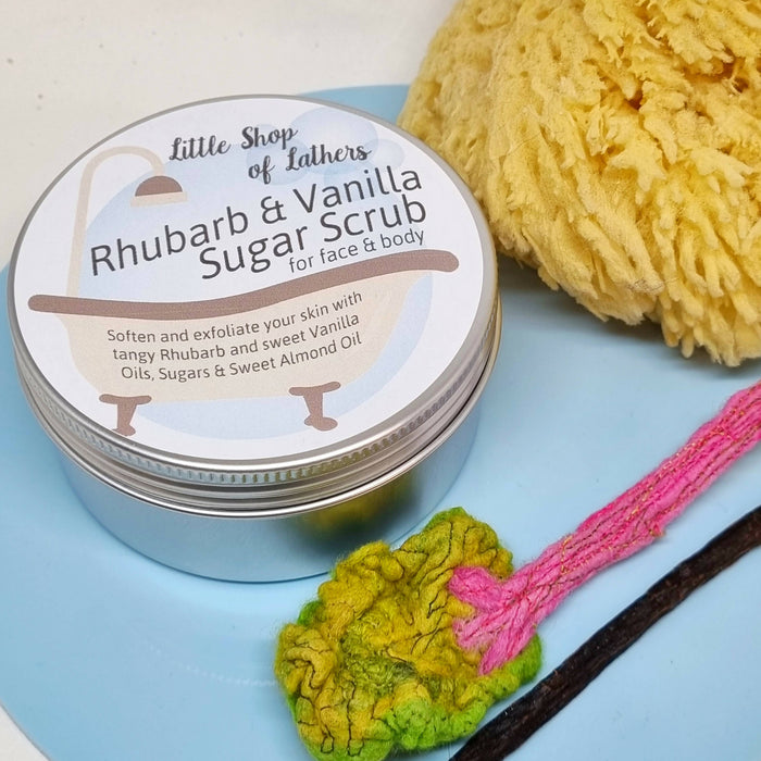 Rhubarb & Vanilla Exfoliating Body Sugar Scrub