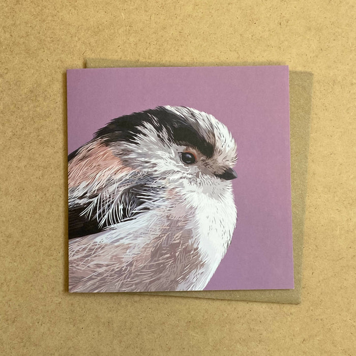 Long Tailed Tit Greetings Card