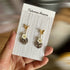 Butterfly Stud Crystal Embroidery Earrings