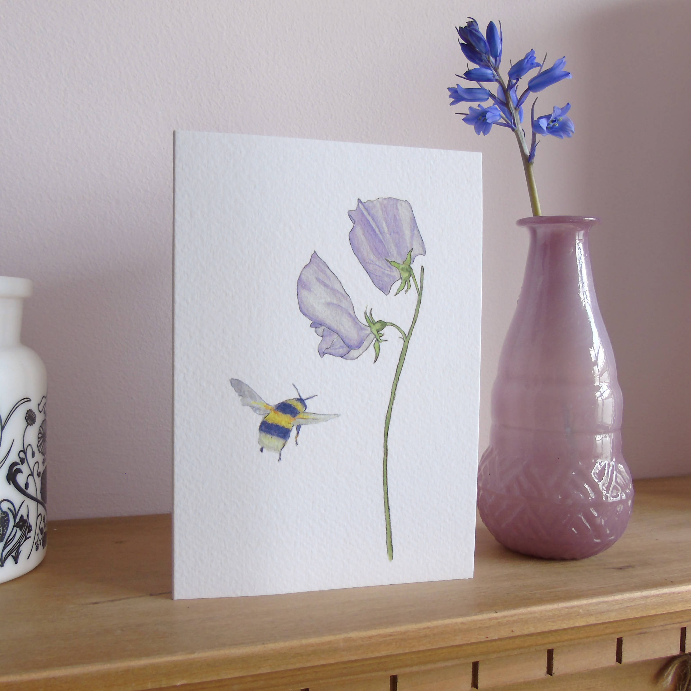 Bee and Flower Card