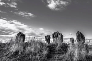 Stone Circle 12"x8" Mounted Print (To Fit 12"x16" frame)