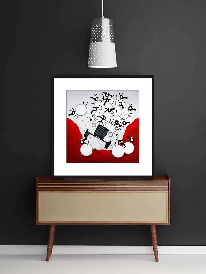 Lamb Rover | Humorous Sheep Art | Art & Soul