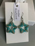 Sale - Beaded Star Earrings