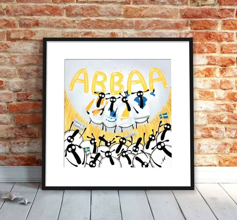 Abbaa | Humorous Sheep Art | Art & Soul