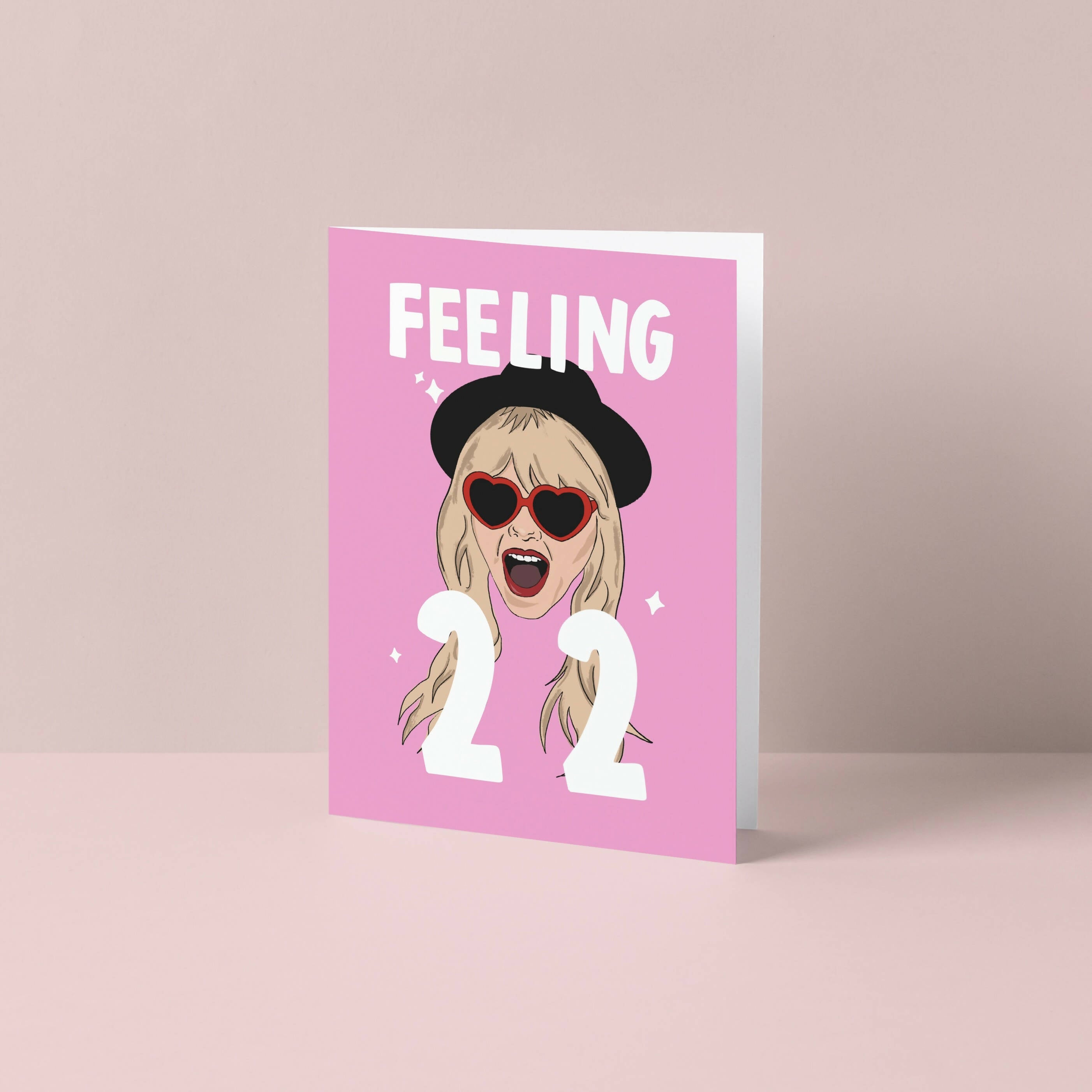 Feeling 22 Birthday Card