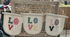 Love scalloped banner
