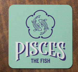 Pisces Colourful Coaster