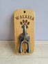 Dog Lead Hook, Walkies, Dog Walker Gift, Oak