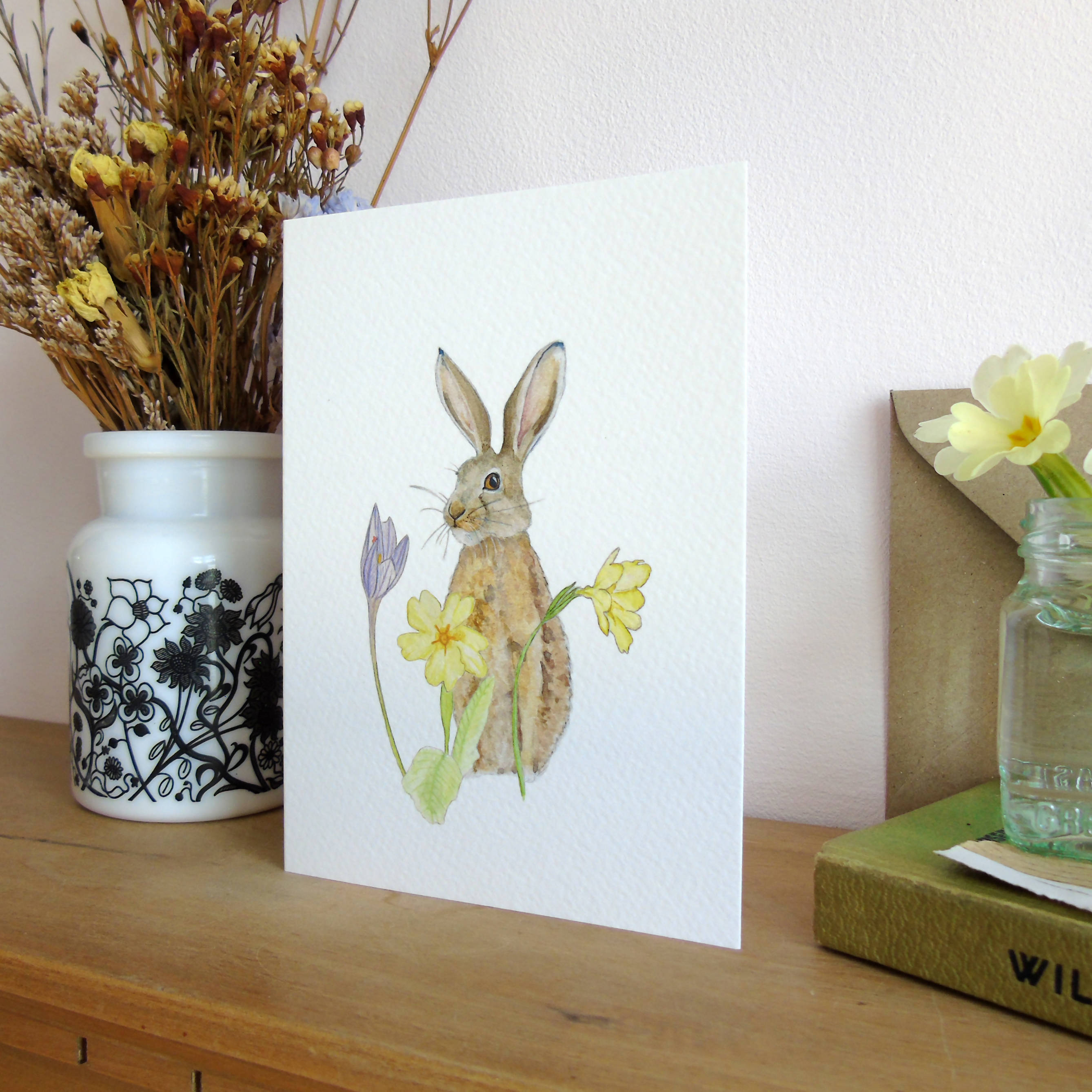 March Hare Easter Card