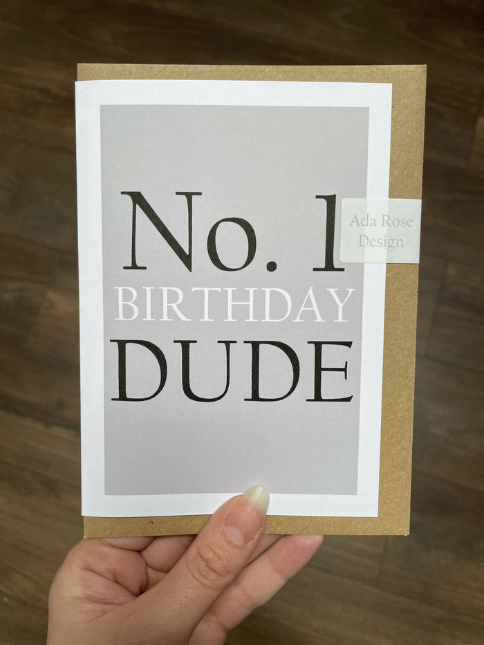 No.1 Birthday Dude