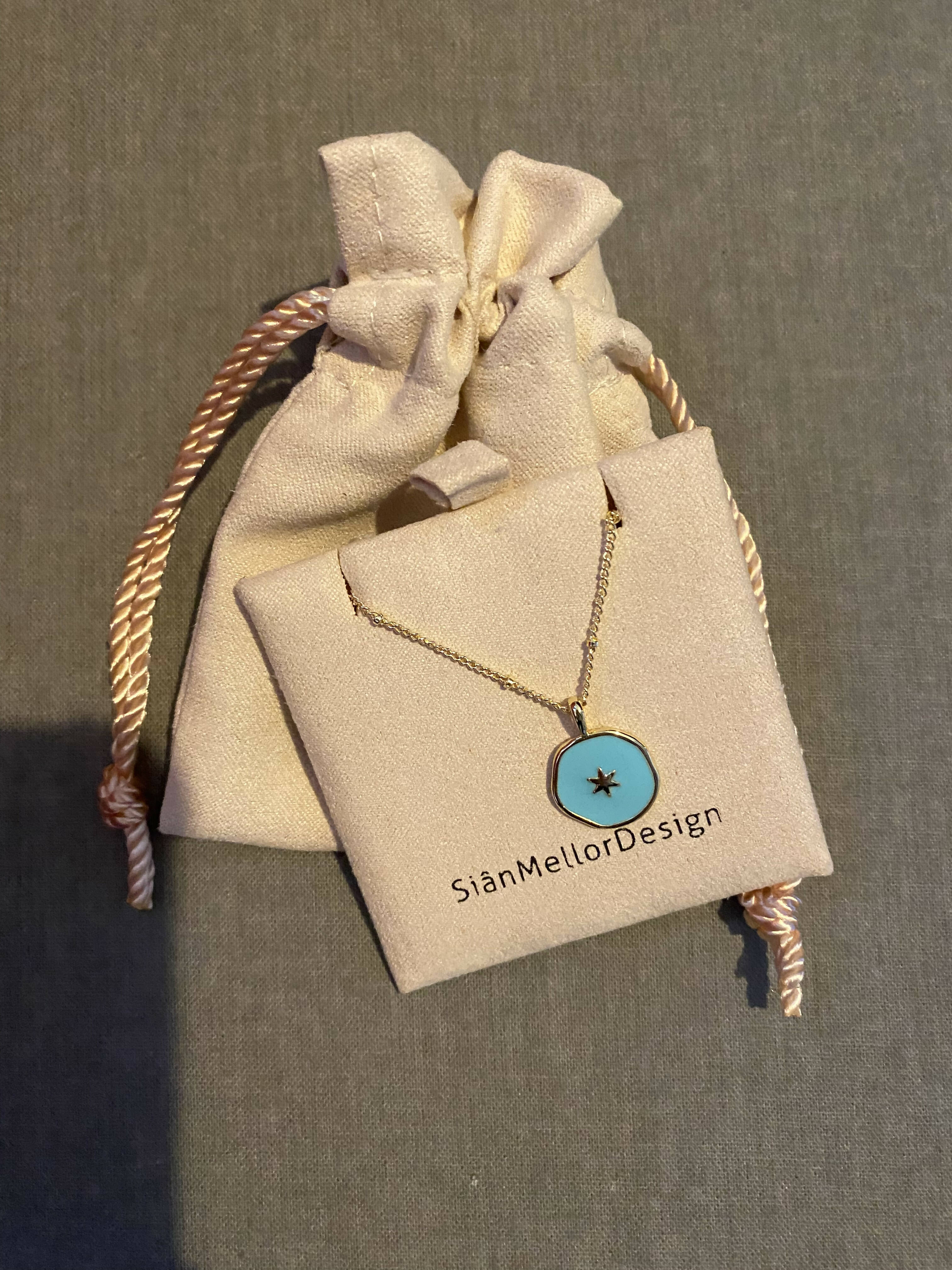 Turquoise star necklace