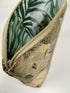 Luxury Gold Foil Tropical Leaves Toiletry Bag