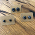 Polymer clay stud earring collection: medium