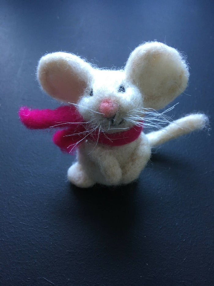 mouse with scarf