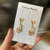 Butterfly Stud Crystal Embroidery Earrings