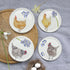 Bone China Hen Coasters
