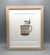 Wren Cup (5/15) Limited Edition Dry Point Print with Chine Colle Applied Vintage Music