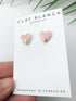 Baby Pink Heart studs