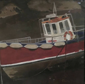 Boat at Staithes. Giclee unmounted print