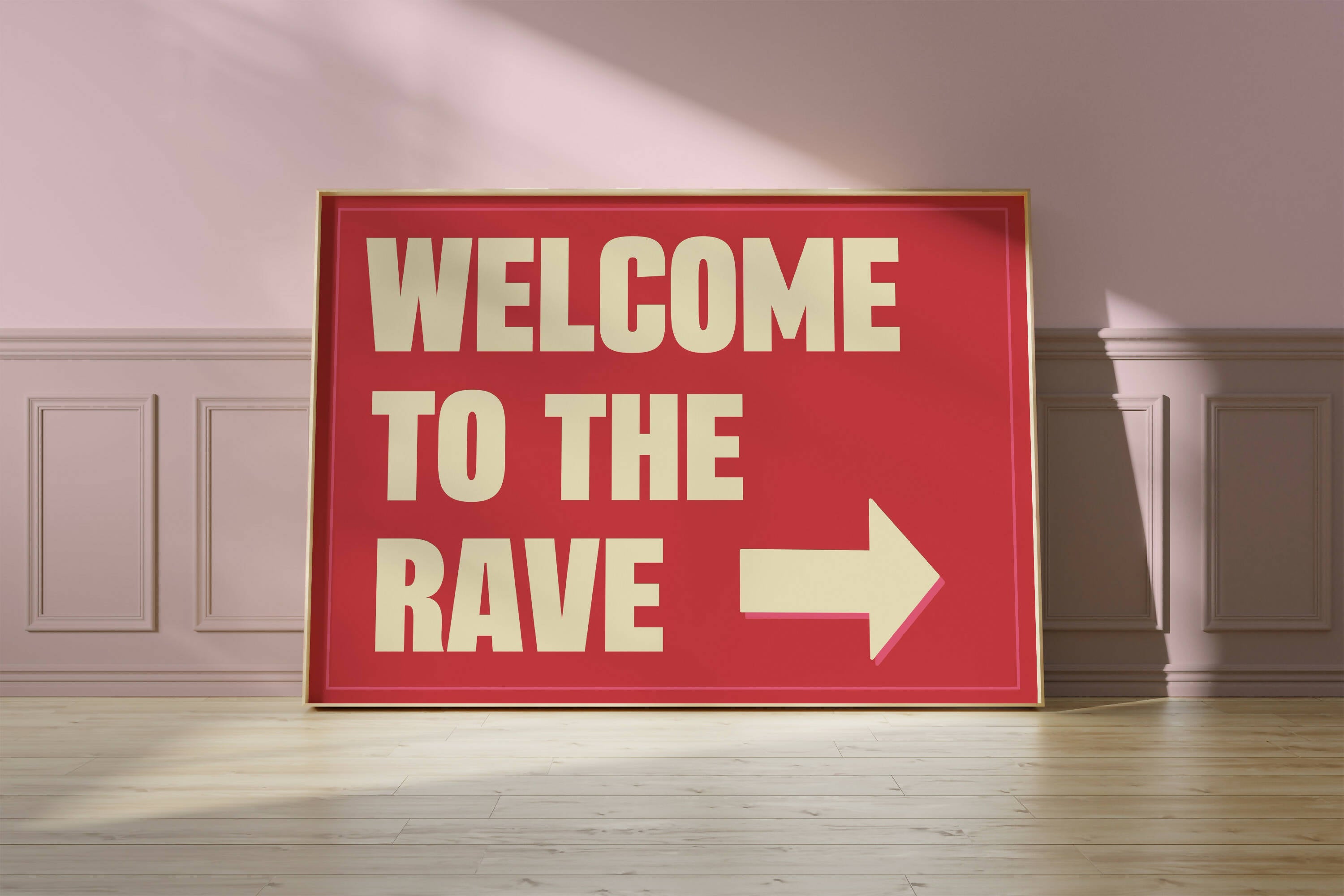 Welcome To The Rave Print