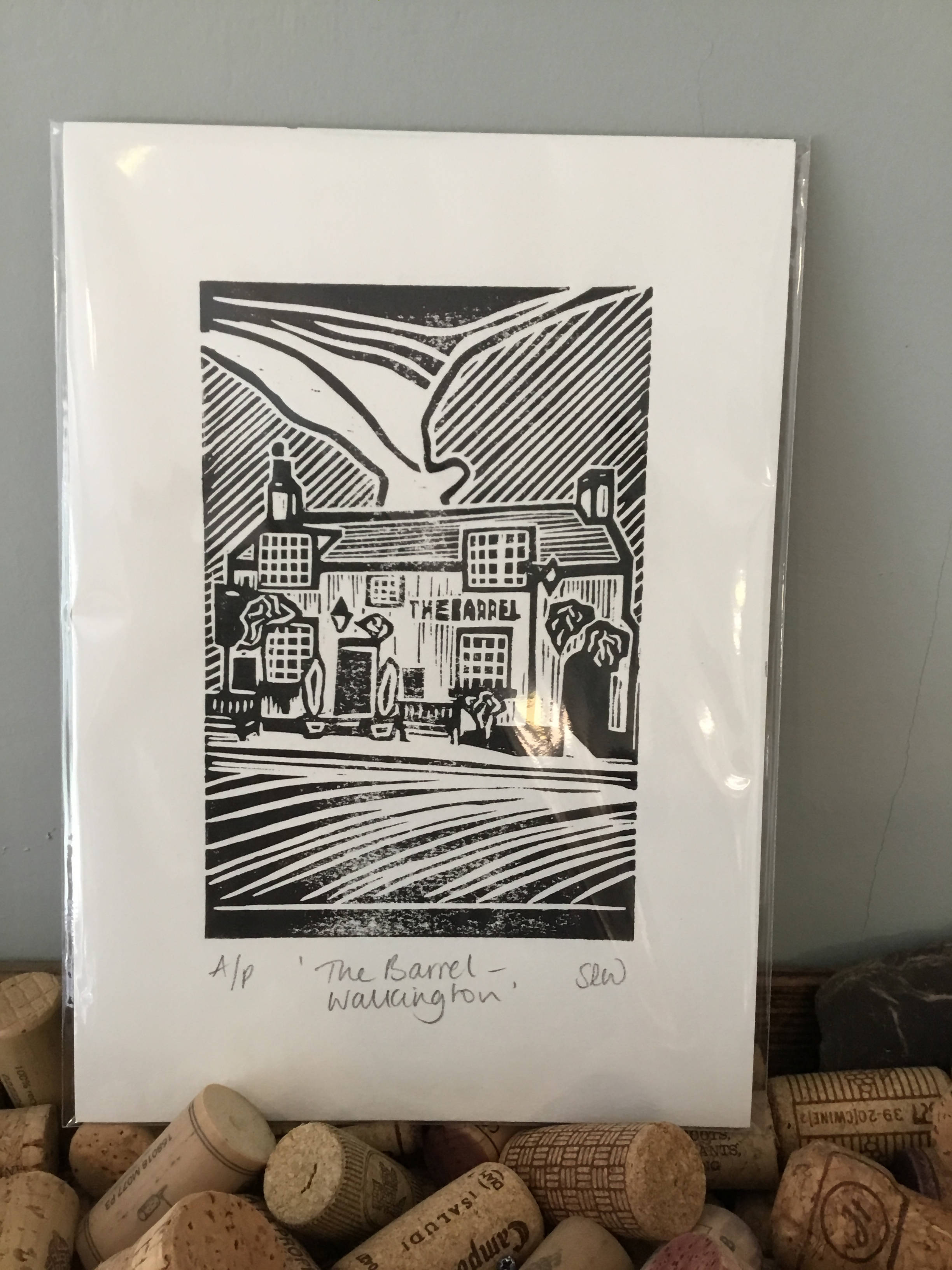 Unframed Limited Edition Lino Cut Prints - 3