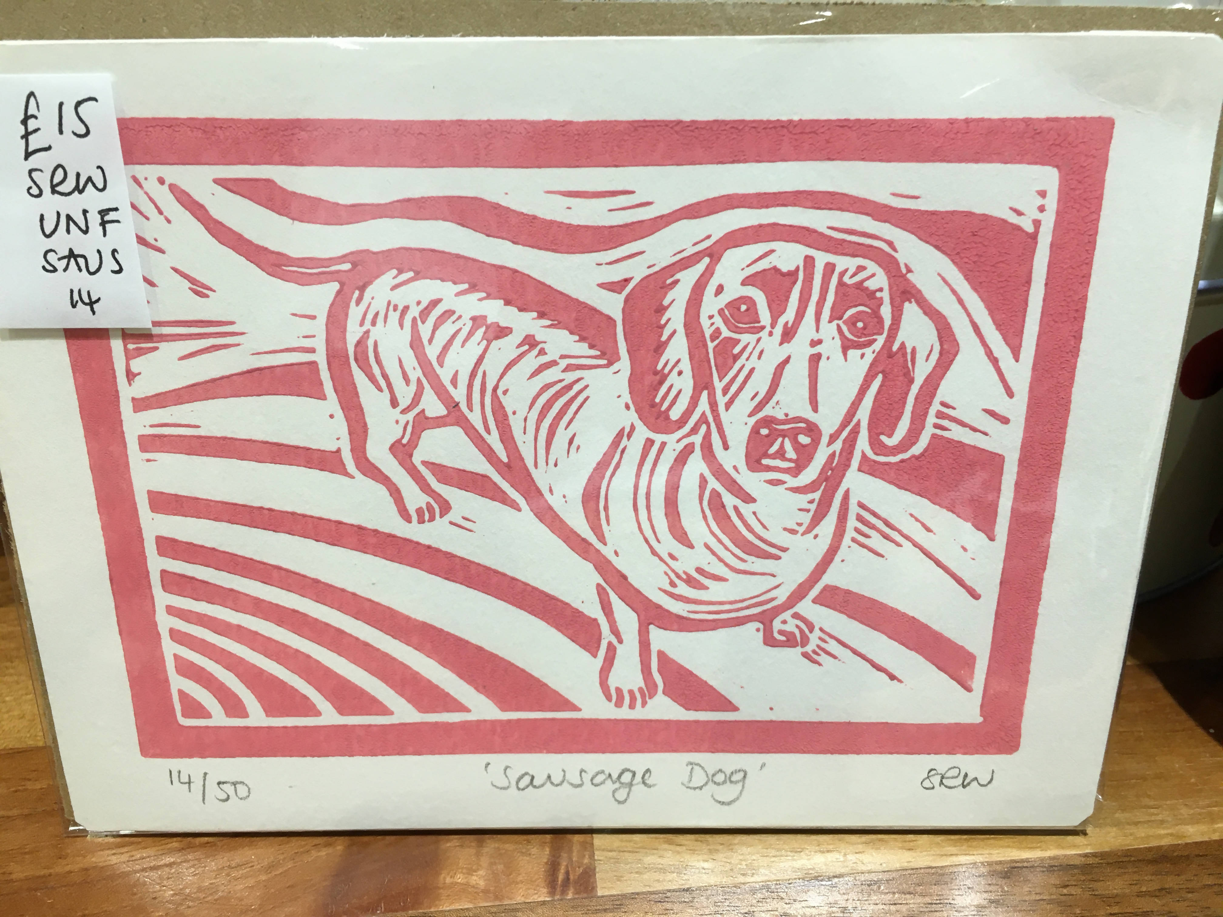 Unframed Limited Edition Lino Cut Prints - 3