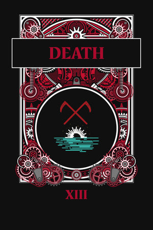 Tarot - Death Postcard