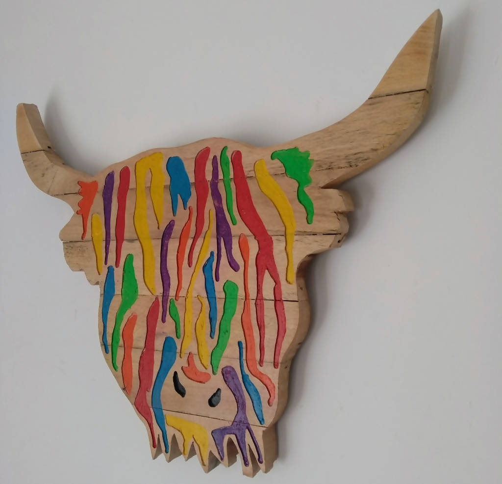 Highland Cow head