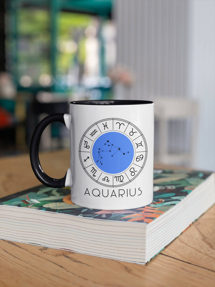 Aquarius Constellation Design Art 11oz Mug