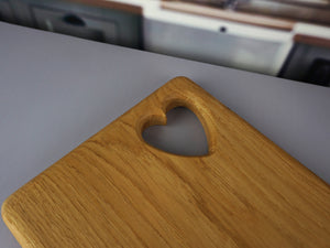 Large Heart Long chopping board