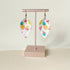 Summertime Print Pinched Leaf Earrings