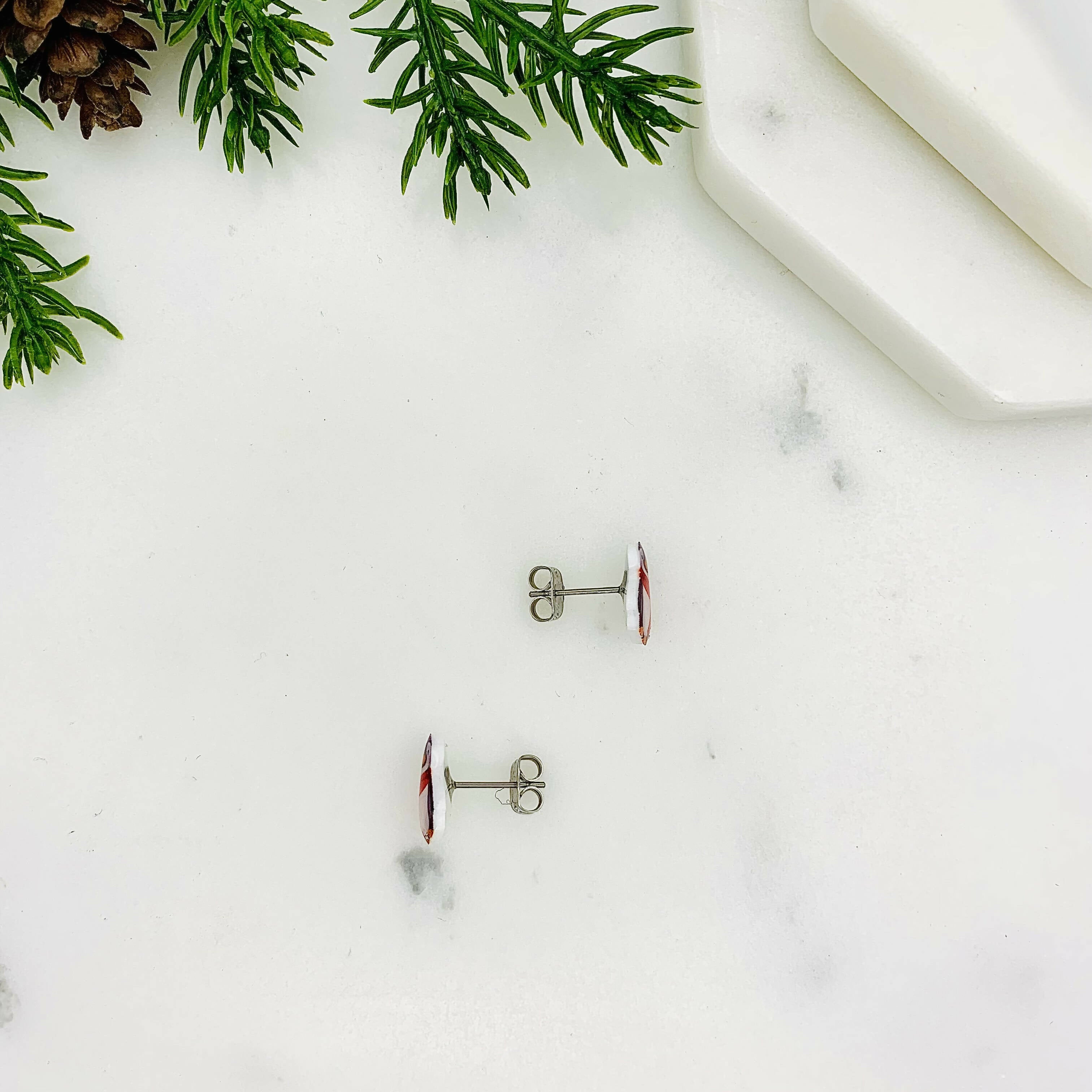 Penguin Christmas Stud Earrings.