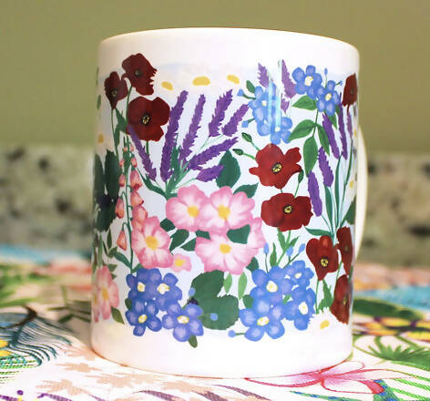 Wildflower Print Mug