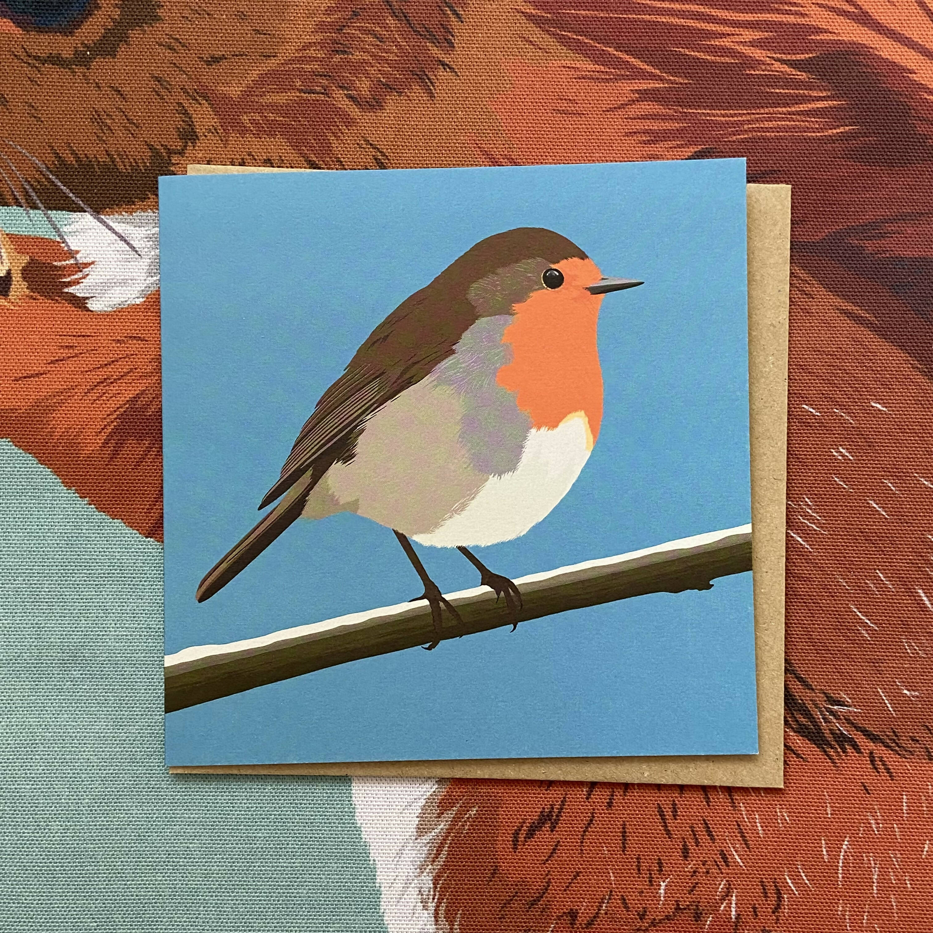 Christmas Robin Greetings Card