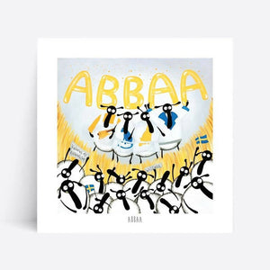 Abbaa - 10” Print