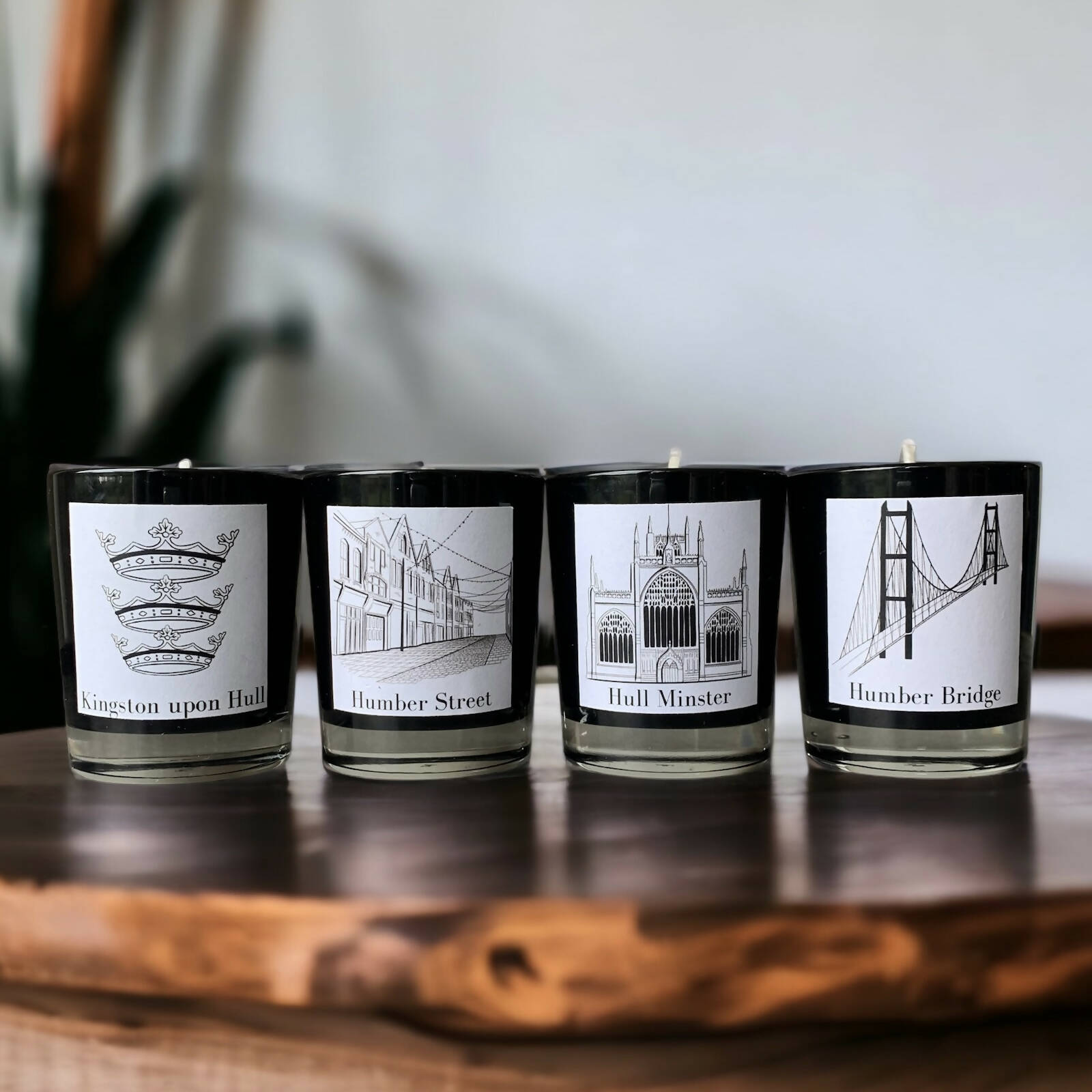 Hull Collection - 4 Votive Candle Gift Set - 4x75g