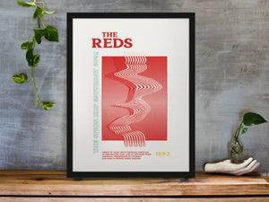 Liverpool FC - Inspired Psychedelic Art Print in White