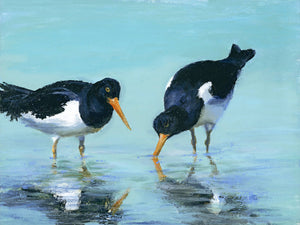 OYSTER CATCHERS I - GICLEE PRINT